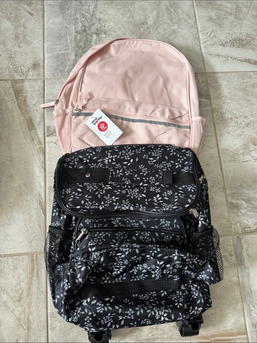 Kids Floral Pink Backpack - Durable Kids Accessory 6 Back to School